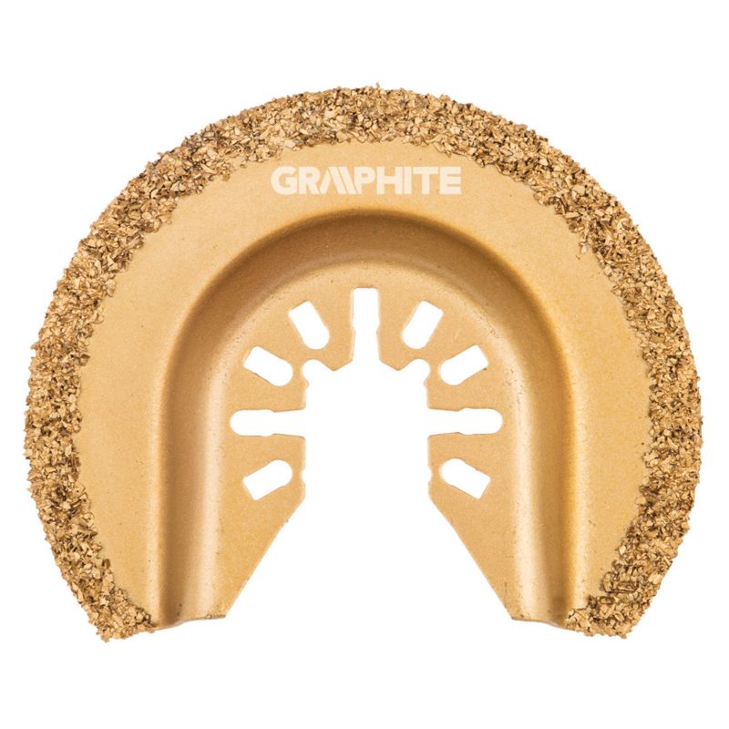 Tarcza półokrągła GRAPHITE HM do ceramiki, 64 mm, pokrycie nasypem z węglika wolframu 1 szt