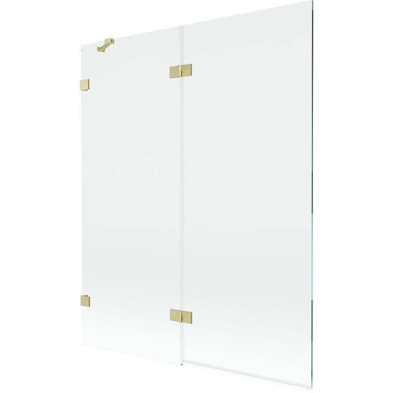 Parawan nawannowy Mexen Lunar złoty szczotkowany 140x150 cm 2-skrzydłowy 1 szt