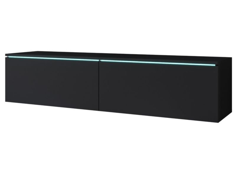 Szafka RTV MINIO go for it DONNA 140 cm czarny ,1 szt.