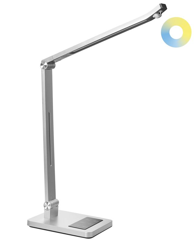 Lampa biurkowa LED Lepus Z czujnikiem ruchu Srebrny 1 szt.