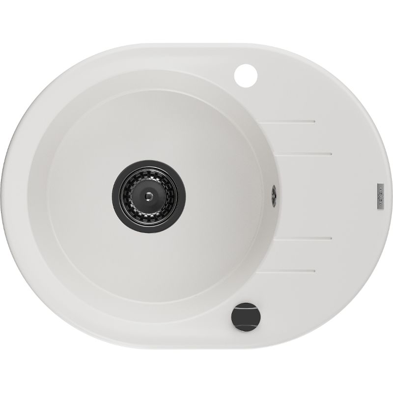 Zlewozmywak wpuszczany Mexen Kevin 1-komorowy czarny 586x458 mm - 6517581005-77 1 szt.