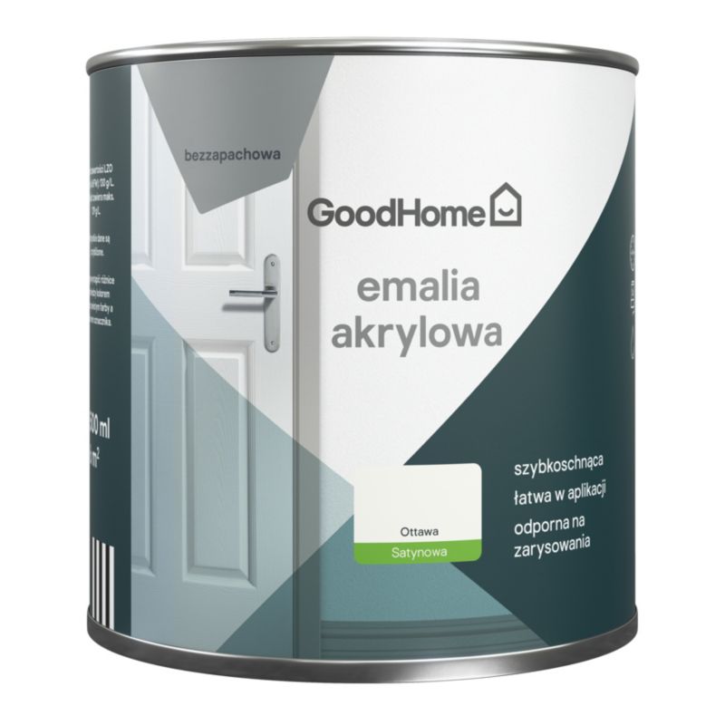 Emalia akrylowa plamoodporna GoodHome ottawa 0,5 l