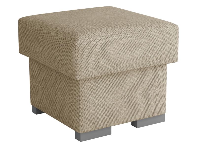 Pufa kwadratowa MIRJAN 24 Oslo beżowy welur 1 szt.