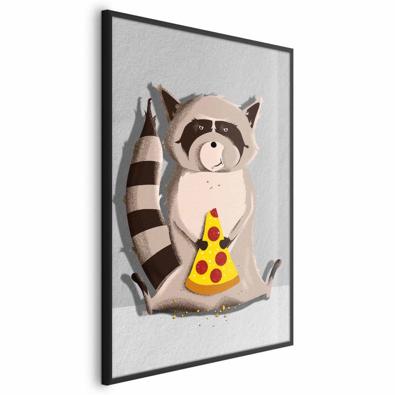 Plakat Artgeist Szop łasuch 40x60 cm z ramą czarną 1 szt