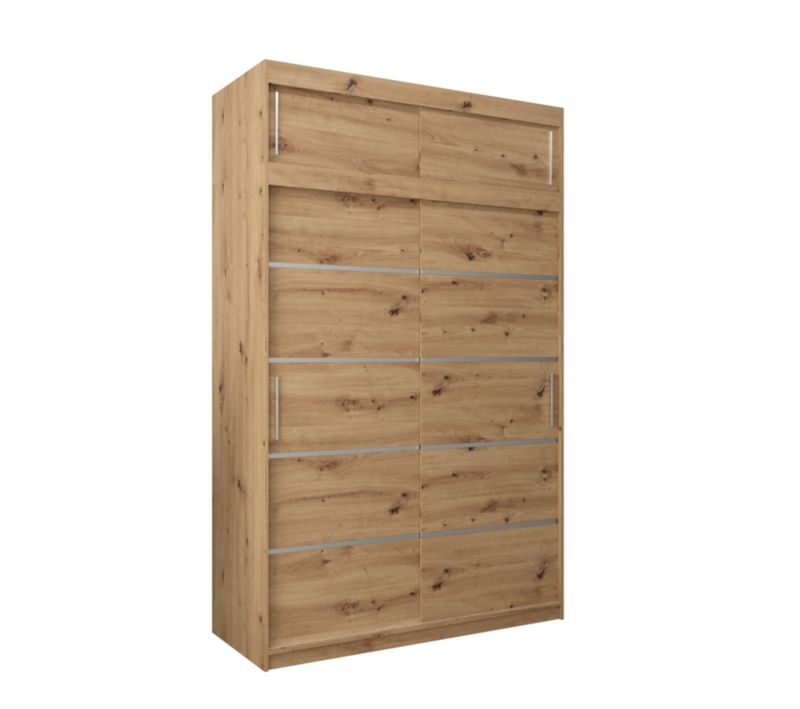 Szafa przesuwna Abiks Verona 1 150 artisan + artisan z nadstawką 1 szt.