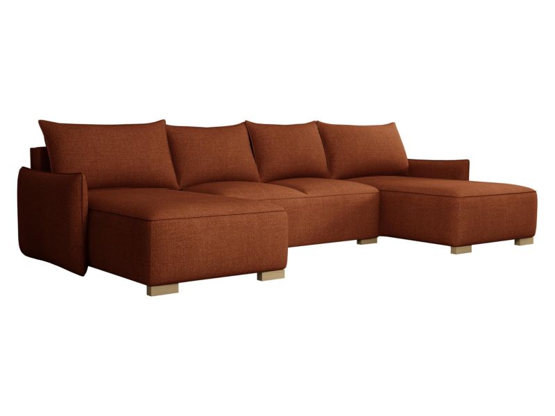 Narożnik z funkcją spania MIRJAN 24 Focus U miedziany 1 szt.