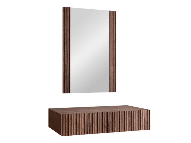 Toaletka MIRJAN 24 z lustrem Tacos orzech warmia 1 szt.