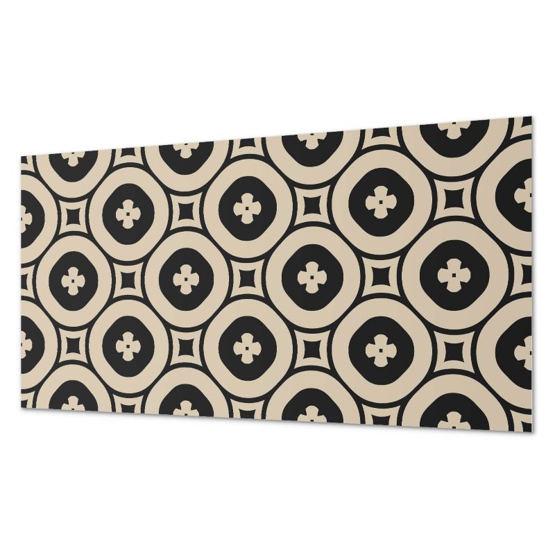 Ścienne Kafelki PCV ArtPrintCave 60x30 cm Geometryczny wzór z kwadratami 6 szt.