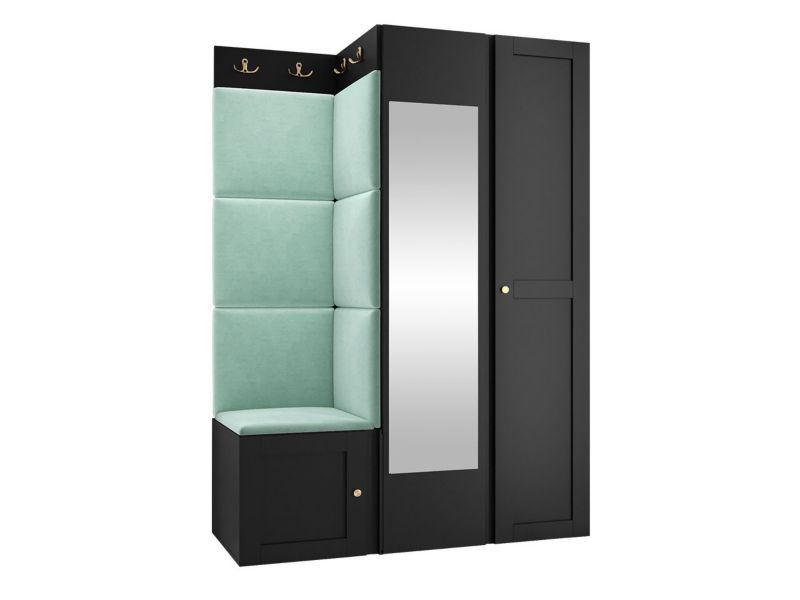 Zestaw MIRJAN 24 Orion Ramiro XXIV czarny + miętowy 1 kpl.