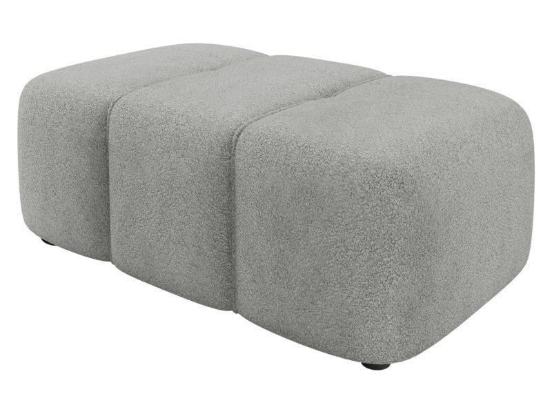 Pufa MIRJAN 24 Furyn jasnoszara bukla 1 szt.