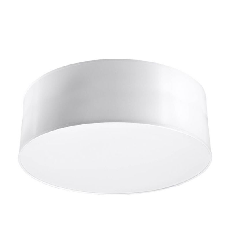 Plafon sufitowy nowoczesny Sollux Lighting Arena biały 1 x E27 x 15W IP20 wym: 11 x 25 x 25 cm - 1 szt.