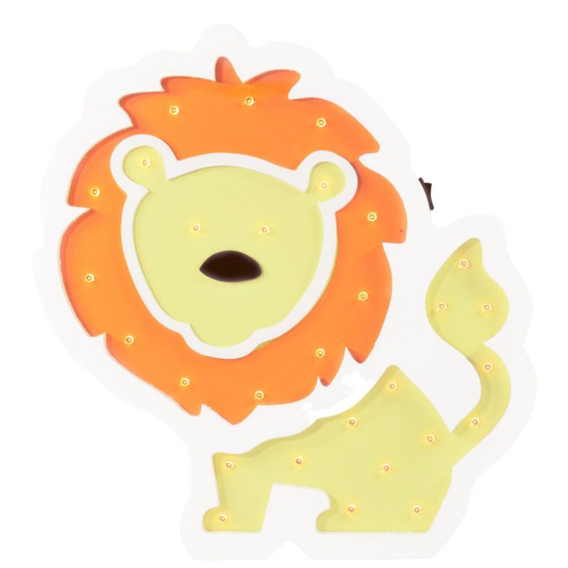 Lampka Sanico Goldlux Lew LED drewniana dekoracyjna - 1 szt.