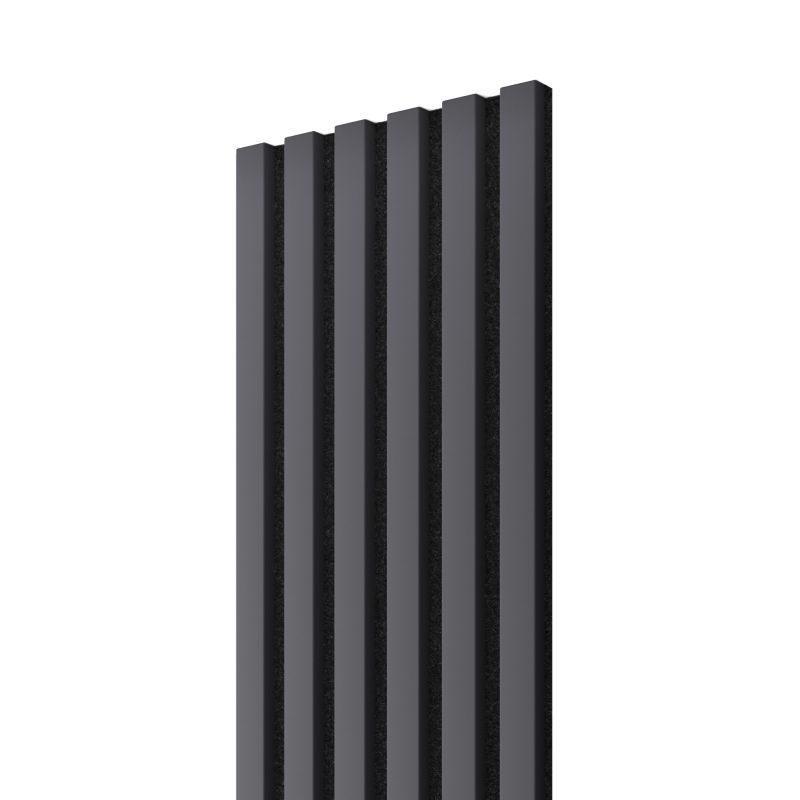 Lamele na czarnym filcu - grafit mat - LAMELE3D - 1 szt