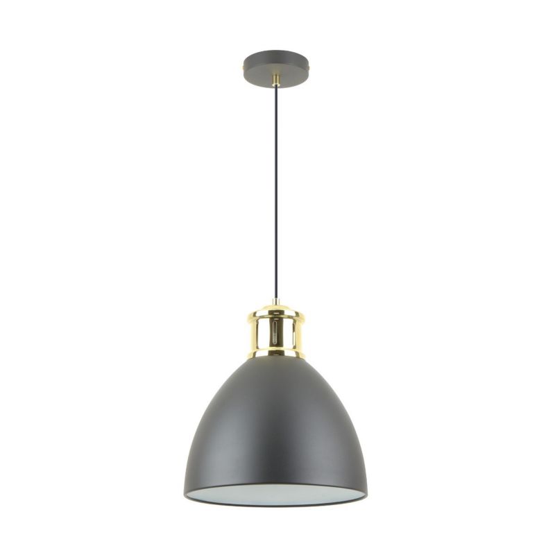 Lampa wisząca Zuma Line Mensa 9340 czarno-złota-biała nad stół 1xE27 x 40W 1 szt.