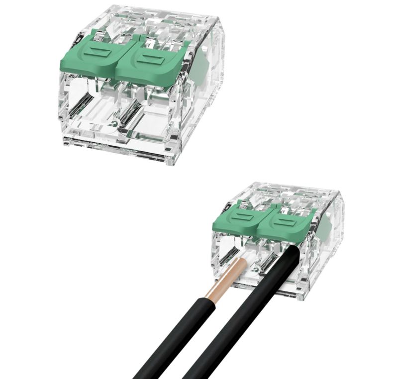 Złączka uniwersalna EDO instalacyjna z dźwignią do wszystkich rodzajów przewodów maks. 4mm² 2-przew. EDO412 100 szt.