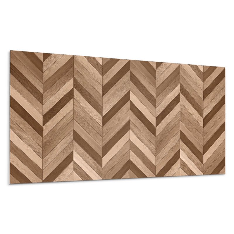 Kafelki samoprzylepne Wallfluent 60x30 cm Wzór jodełkowy inspirowany drewnem 6 szt.