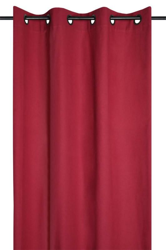 Zasłona Duo STOF czerwona bawełniana 135x240 cm 1 szt