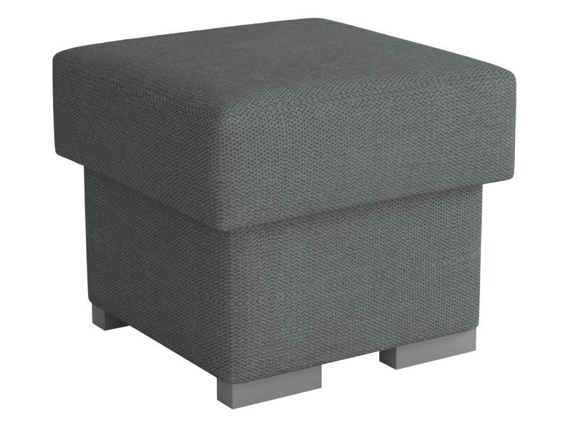 Pufa kwadratowa MIRJAN 24 Oslo ciemnoszary welur 1 szt.