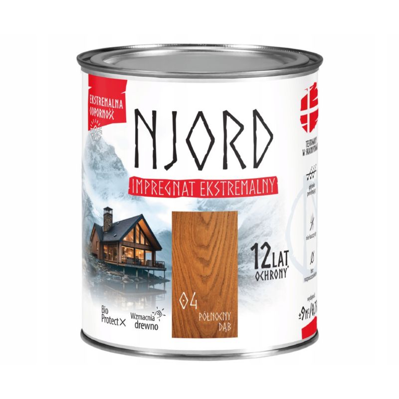 Impregnat ekstremalny Njord 0,75l północny dąb (4)