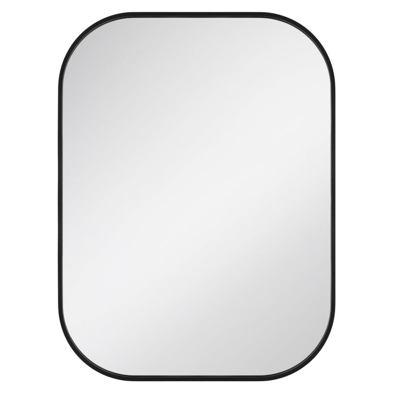 Lustro owalne Dubiel Vitrum Luis 60x80 cm czarna rama 1 szt.