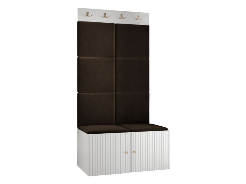 Zestaw MIRJAN 24 Orion Ryfel Slim IV biały + brązowy 1 kpl.