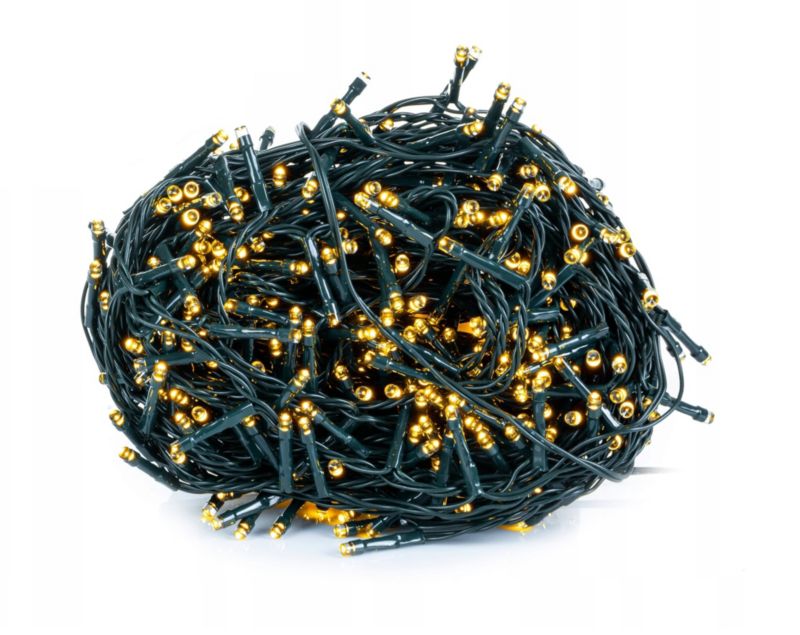 Lampki Choinkowe Corciano 200LED Białe Ciepłe z dodatkowym gniazdem 1szt.