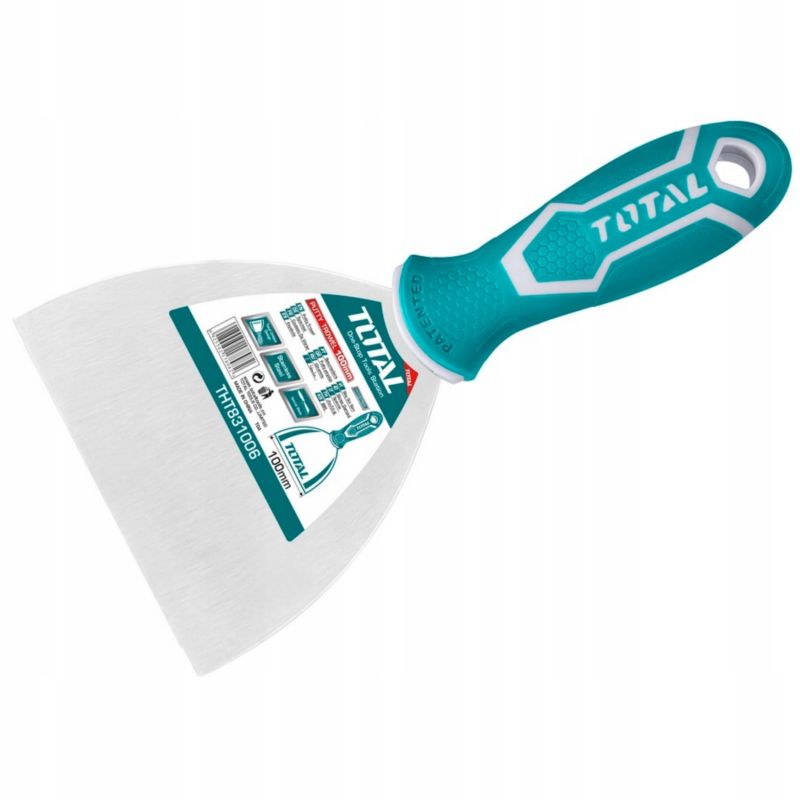 Szpachelka malarska Total Tools stal nierdzewna 125 mm 1 sztuka