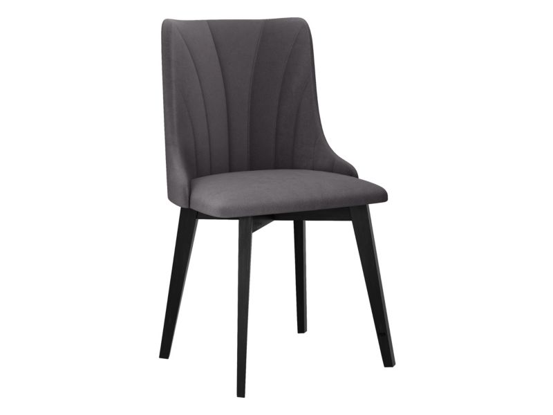 Krzesło MIRJAN 24 tapicerowane Monti V Pik muszelka czarny/antracyt 1 szt.