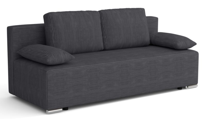 Kanapa rozkładana Bonni Lunera Prima 2 sztruks grafit 1 szt.