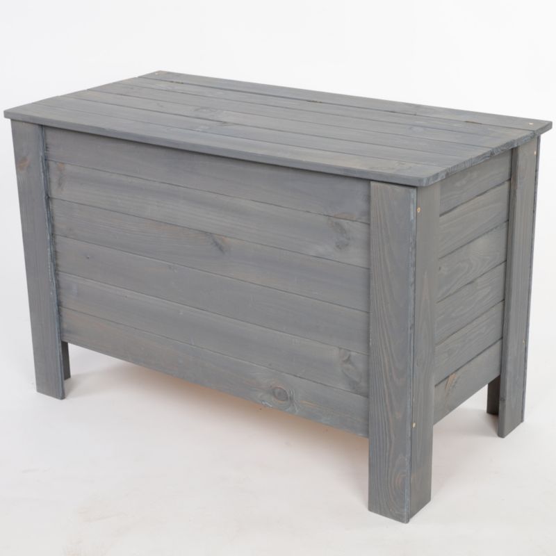 Skrzynia ogrodowa sosnowa MODO24 impregnacja szara z pojemnikiem eko 1 szt.