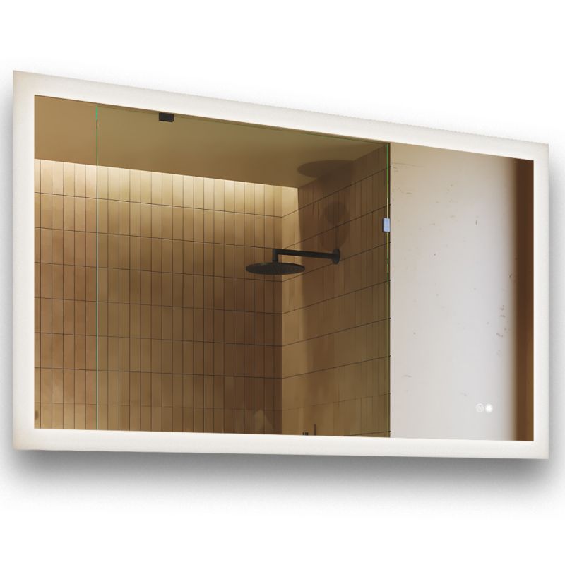 Lustro prostokatne LED Artforma 120x70 dotykowe, dual led, mata grzewcza 1 szt.