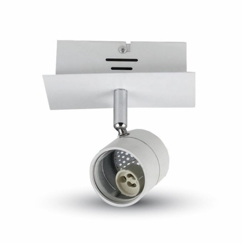 Kinkiet ścienny V-TAC 788 biały chromowany 1 x GU10 x IP20 wym: 7,5 x 14 x 13,8 cm - 1 szt.