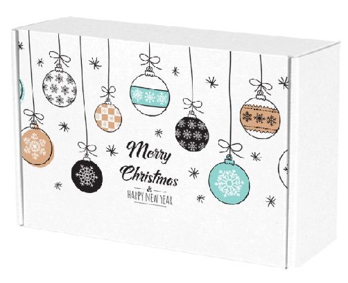 Pudełko świąteczne Neopak 335x230x100mm Bombki F427 1 szt.