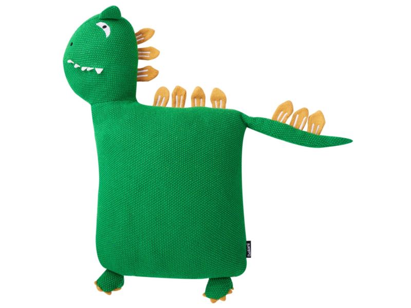 Zestaw 2 poduszek Dla dzieci Dinos Bawełna 45 x 45 cm Zielony 1 par.