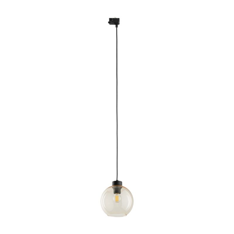 Lampa wisząca TK-Lighting na szynoprzewód Tracer Cubus Bursztyn Trójobwodowy 1Xe27 - 1szt.
