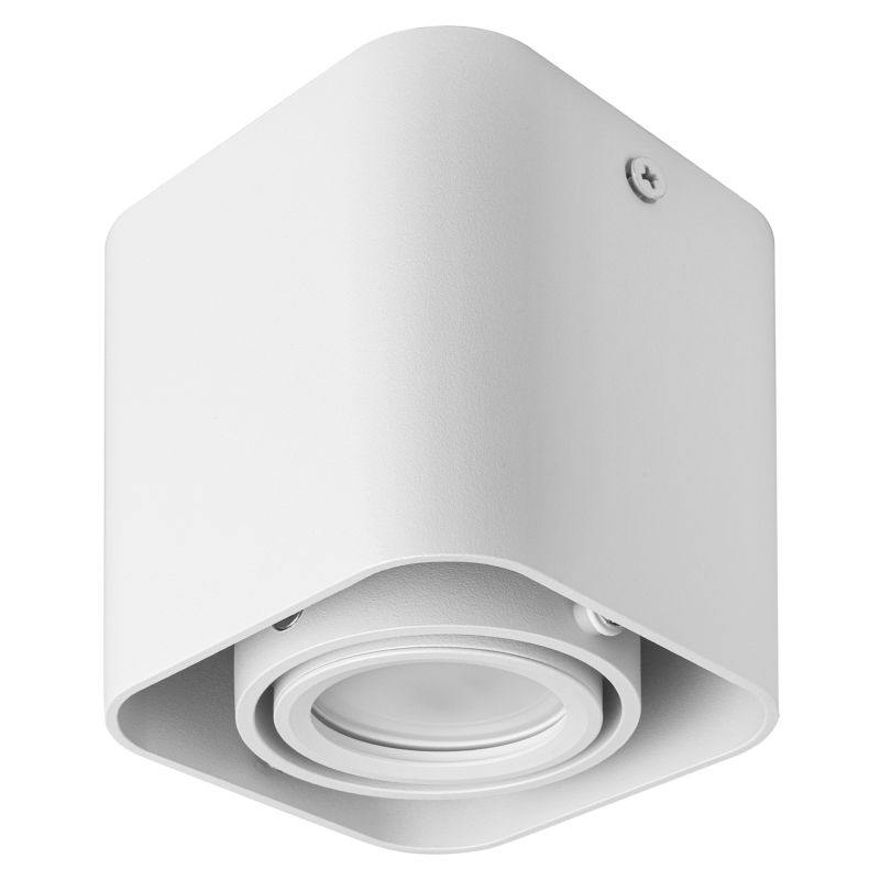 Oprawa natynkowa GU10 LED MasterLED 90x90x100 mm IP20 ruchoma sufitowa biała 1 szt.