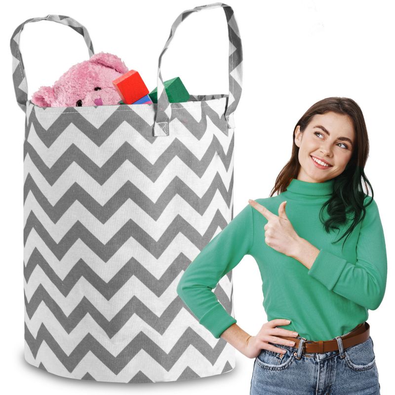 Pojemnik na zabawki Nukido kosz na pranie pojemny mocny 1szt.