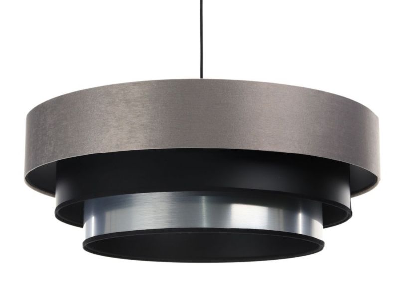 Lampa Bps Koncept wisząca TRIO MIX szara/czarna/srebrna 1 szt