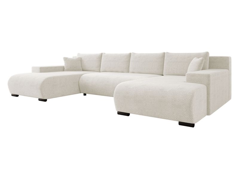 Narożnik z funkcją spania MIRJAN 24 Nojan U śmietankowy 1 szt.