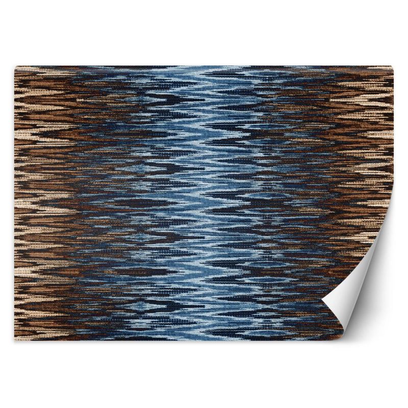 Fototapeta Feeby Gobelin abstrakcja niebiesko brązowa 400x280 1 szt