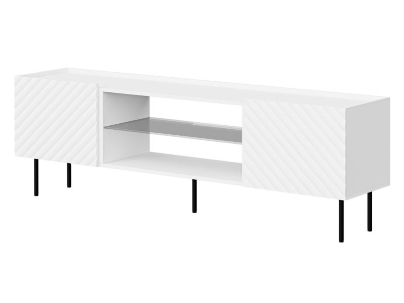 Szafka RTV MIRJAN 24 Lucca 180 2D EF biały 1 szt.