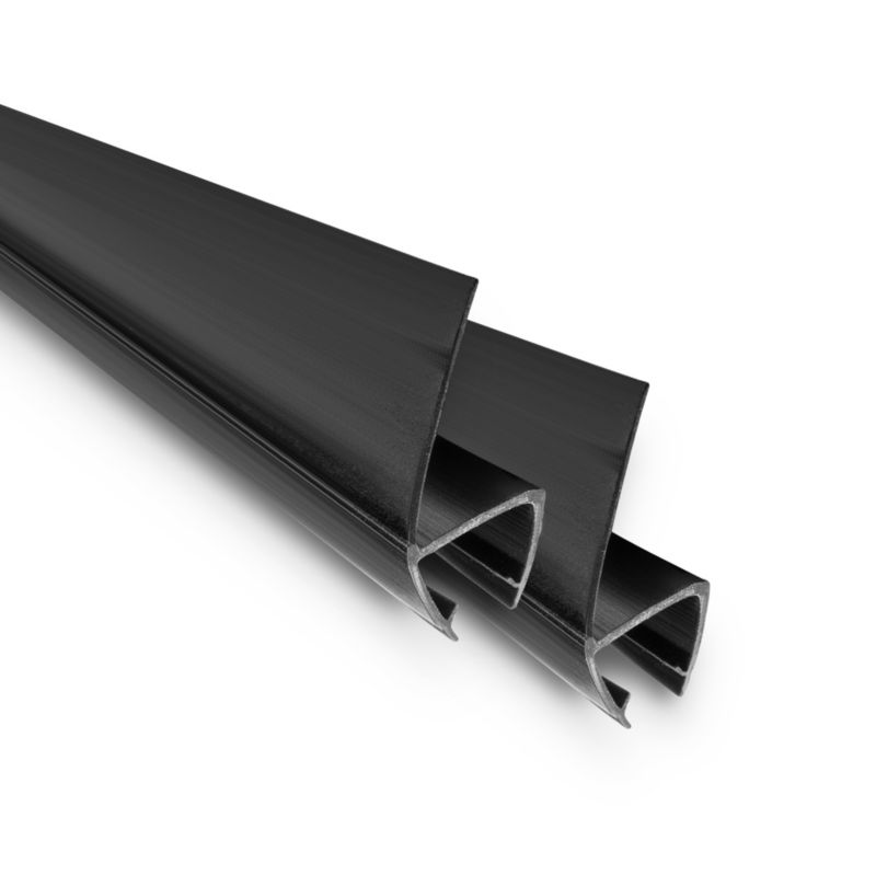 Uszczelka piórkowa Armazi do szyby 7-8 mm 180 czarna 2 szt.