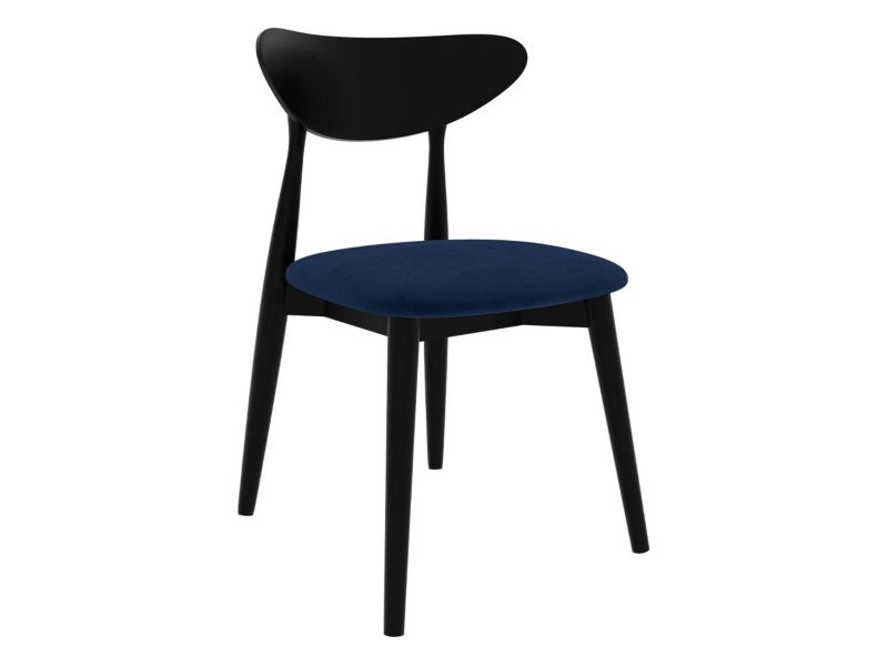Krzesło MIRJAN 24 S80 czarny + granatowy 1 szt.