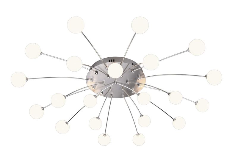 Lampa sufitowa wisząca Trio Bullet 9226 chromowana biała nowoczesna wbudowany LED 1W 1 szt.