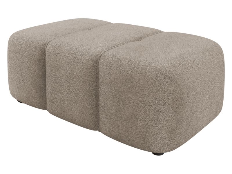 Pufa MIRJAN 24 Furyn srebrnoszara bukla 1 szt.