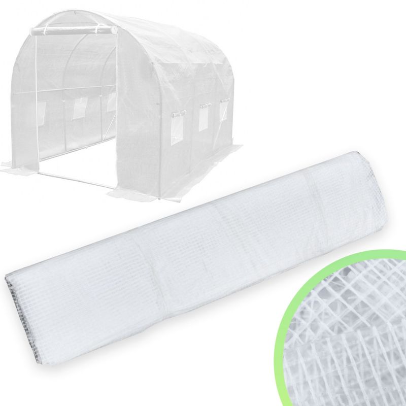 Pokrycie do Tunelu Ogrodowego 4iQ 2x3,5 Białe UV 1szt.