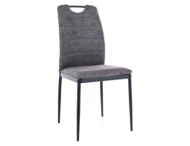 Krzesło Signal tapicerowane RIP BREGO ciemnoszare 1 szt