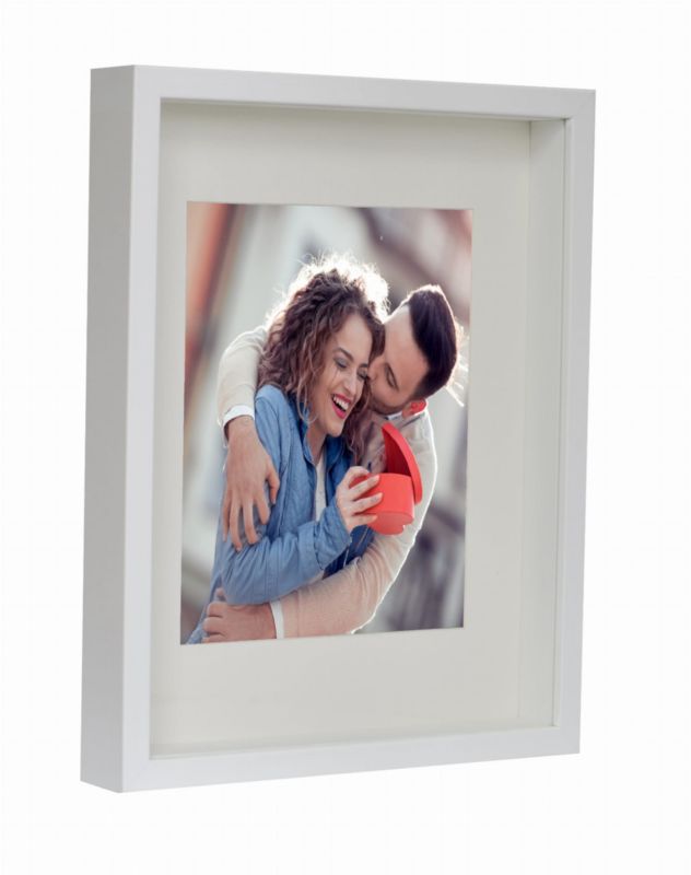 Ramka 3D box BD art bukiety głęboka 28x35 cm biała 1 szt.