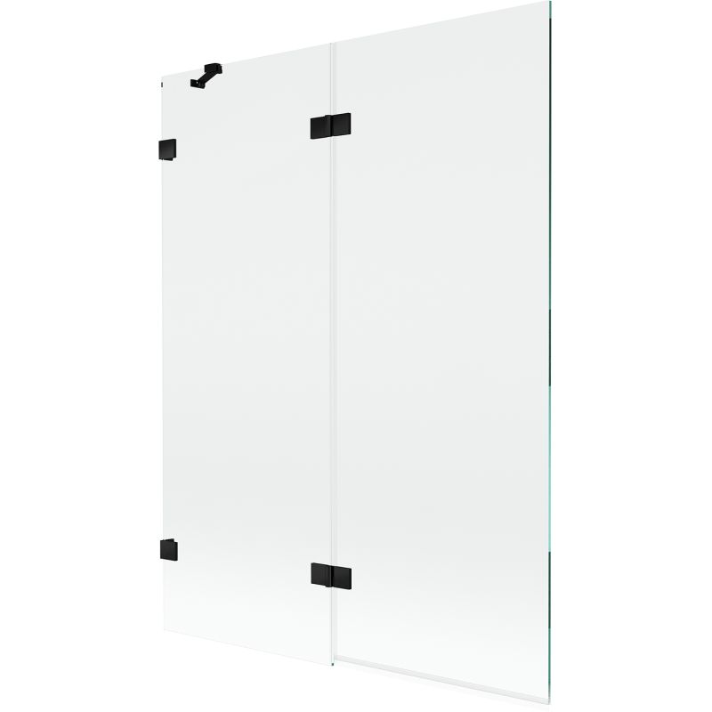 Parawan nawannowy 2-skrzydłowy Mexen Lunar czarny 130 x 150 cm 1 szt