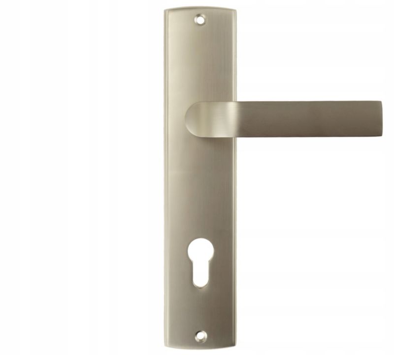 Klamka FEINZ Do Drzwi Zewnętrznych Lambda 72Mm Wkład Satyna Mat 1 szt.